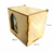 PACK X 6 CAJA MUG CUADRADA MADERA -