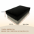 PACK. X 12 CAJA RECTANGULAR PEQUE TAPA NEGRA