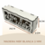 PACK X 6 CAJA RECTANGULAR MADERA ELITE