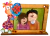PACK. X 6 PORTARRETRATO MADERA PERSONAJE - tienda online
