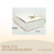 Imagen de PACK. X 100 CAJA JOYERO BLANCO 10*9*3