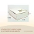 PACK. X 100 CAJA JOYERO BLANCO 10*9*3