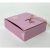 PACK. X 100 CAJA JOYERO ROSA 10*9*3
