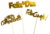 PACK. X 12 PIN/TOPPER METALIZADO