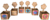 PACK. X 12 MATERA MADERA - comprar online