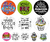 PACK. DE ADHESIVOS REDONDOS - comprar online