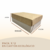 PQT. X 12 CAJA RECTANGULAR PEQUEÑA KRAFT
