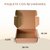 PACK. X 25 CAJA RIGIDA 28X18X5 VENTANA - Empaques Sostenibles Gotittas - Cajas Personalizadas