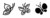 PACK X 3 SELLOS MARIPOSA 2X2 - comprar online