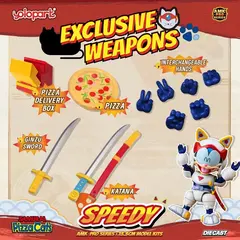 SPEEDY 2PACK SAMURAI PIZZA CATS - comprar online