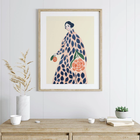 (2332) PINK FLOWER LADY - comprar online