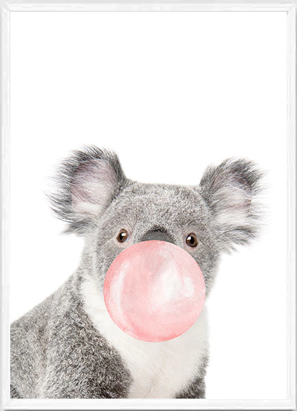 (797) KOALA CON CHICLE ROSA