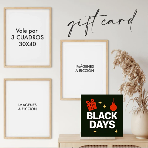 GIFT CARD Trío 30x40 - comprar online