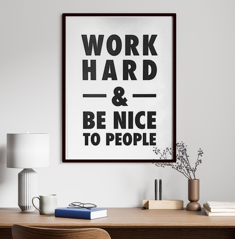 (2110) WORK HARD - comprar online