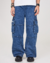 Pant Cut Wash Denim