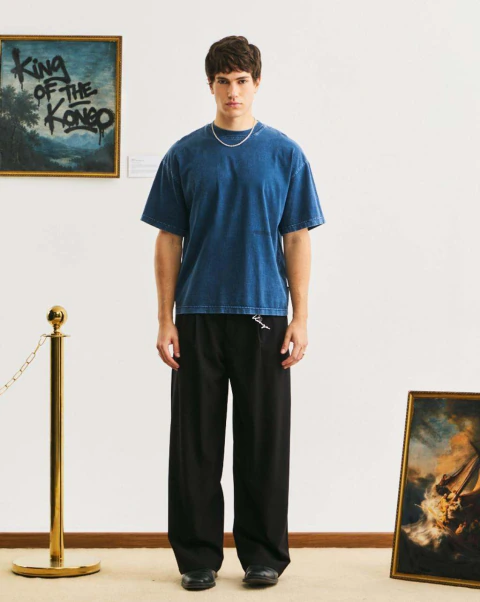 Remera Wash Blue