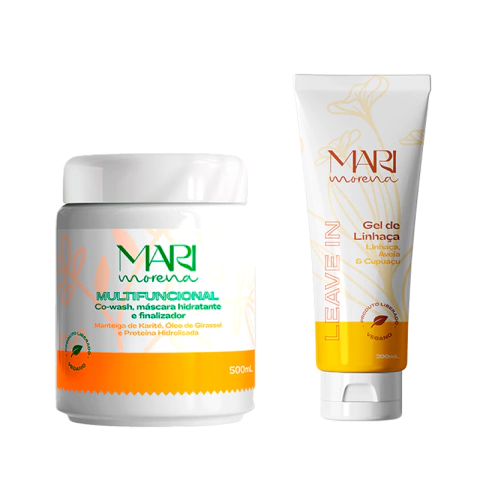 Kit Especial Gel de Linhaça + Creme Multifuncional Mari Morena