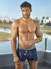 Boxer de algodón estampado con elástico personalizado. Art 35