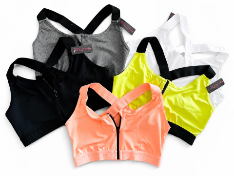 Top Deportivo de lycra c/elastico personalizado y cierre. Art 102 en internet