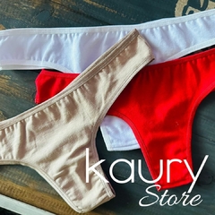 Cola less de algodon y lycra clasica lisa y estampada. Art 710 - Kaury Store