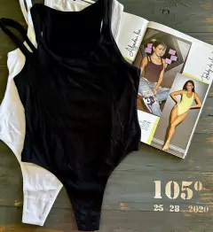 Body cola less de algodón con detalle en bretel. Art 3014 - tienda online