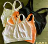 Corpiño deportivo liso de microfibra escote alto. Art 104 - comprar online