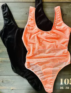 Body clasico sin mangas, de tela ultrafit. Art 401