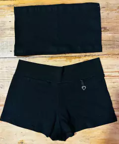 Conjunto de bando y boxer de mujer con dije, algodon y lycra. Art 1800 en internet