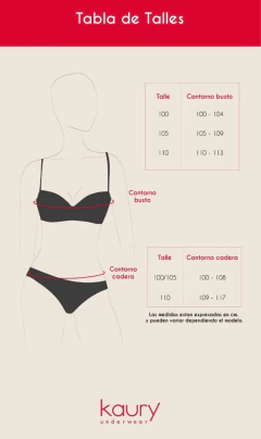 Conjunto de tul print. Corpiño taza soft con push up y cola less. Art 8235 - comprar online