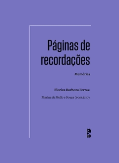 Paginas de Recuercoes - Memórias (Em Português do Brasil)