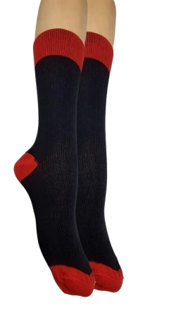 MEDIA CAÑA LISO BICOLOR (02786) - comprar online