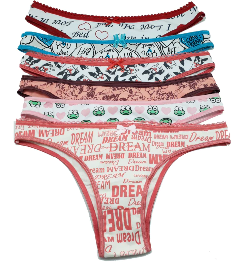 PACK X6 VEDETINA ALGODON ESTAMPADO (69299)