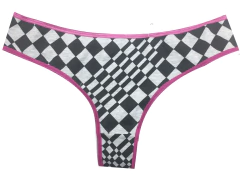 CULOTTE LESS ESTAMPADO ALGODON Y LYCRA (09599) - tienda online