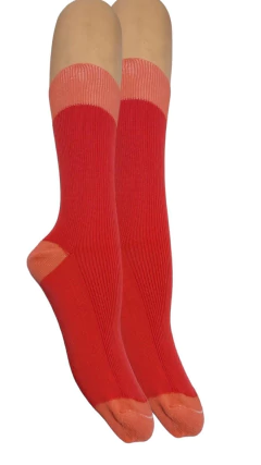 MEDIA CAÑA LISO BICOLOR (02786) - tienda online