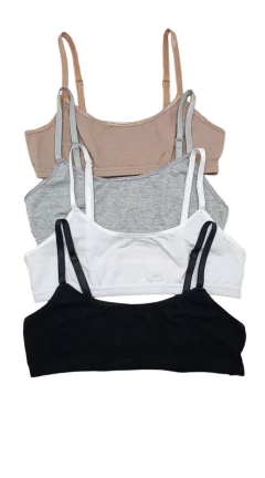 PACK X 6 TOP CORPIÑO ALGODON (6HC06)