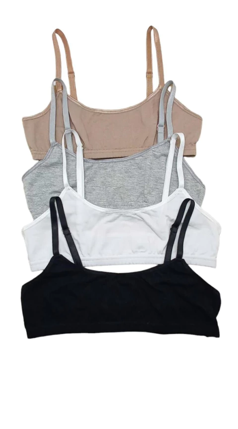 PACK X 6 TOP CORPIÑO ALGODON (6HC06)