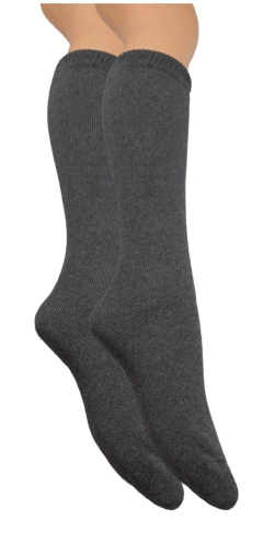 MEDIA CAÑA TERMICO ALGODON LISO (04192) - ALMACÉN DE MEDIAS