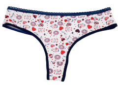 CULOTTE LESS ESTAMPADO ALGODON Y LYCRA (09599) - comprar online