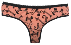 CULOTTE LESS ESTAMPADO ALGODON Y LYCRA (09599) - ALMACÉN DE MEDIAS
