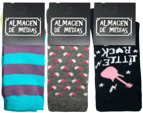 PACK X3 SOQUETE FANTASIA NENA (30310)