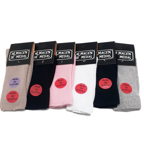 PACK X12 MEDIA CAÑA SIN ELASTICO (D0204)