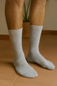 MEDIA CAÑA DEPORTIVO TOALLA LISO (04004) - comprar online