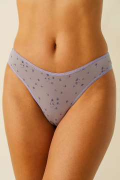 CULOTTE LESS ESTAMPADO ALGODON Y LYCRA (09599) - ALMACÉN DE MEDIAS