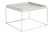 MESA RATONA CUADRADA HAY WHITE CAÑO DE 75X75X40 CM