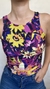 Pasionaria Violeta - Musculosa Escote Cerrado