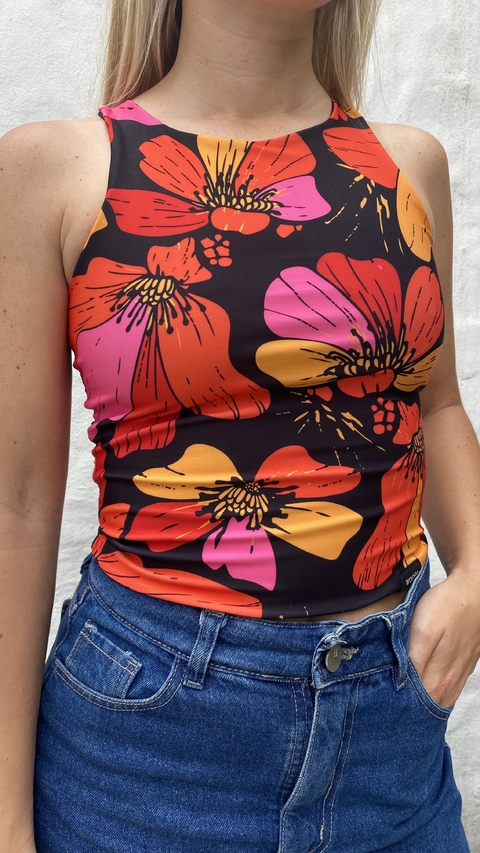 Guaria Roja - Musculosa Escote Cerrado