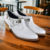 Zapatos punta fina blanco
