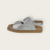 Sandalias Birk plateadas