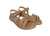 Sandalias beige con tiras
