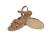 Sandalias beige con tiras - comprar online